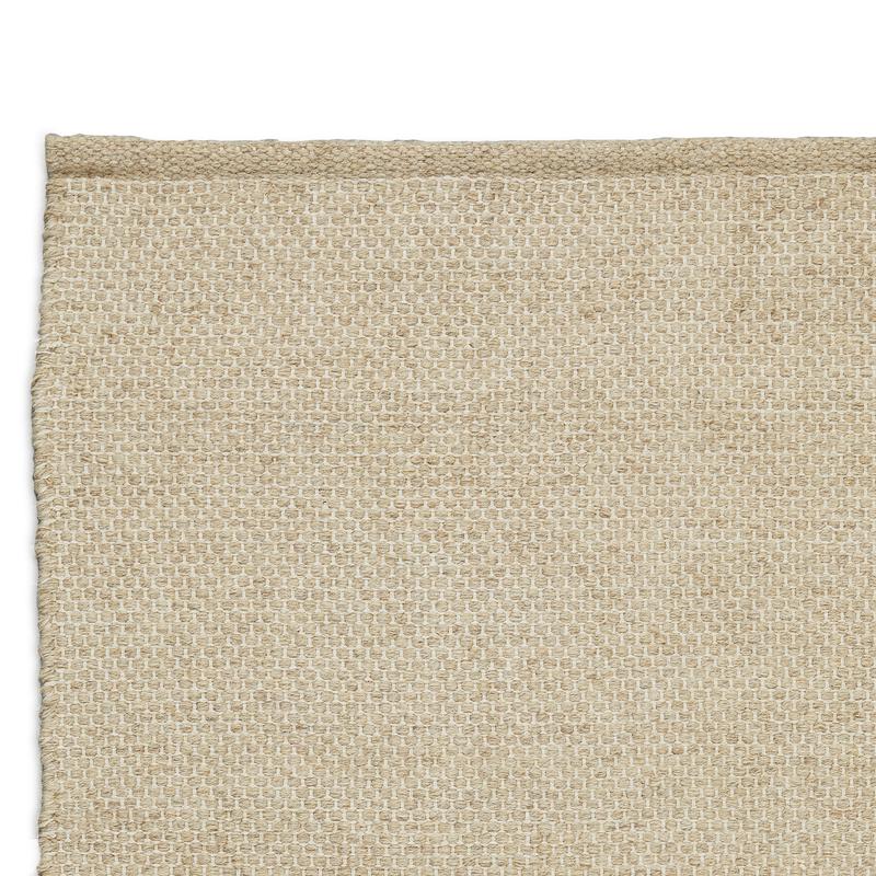 Wool rug - corner close-up