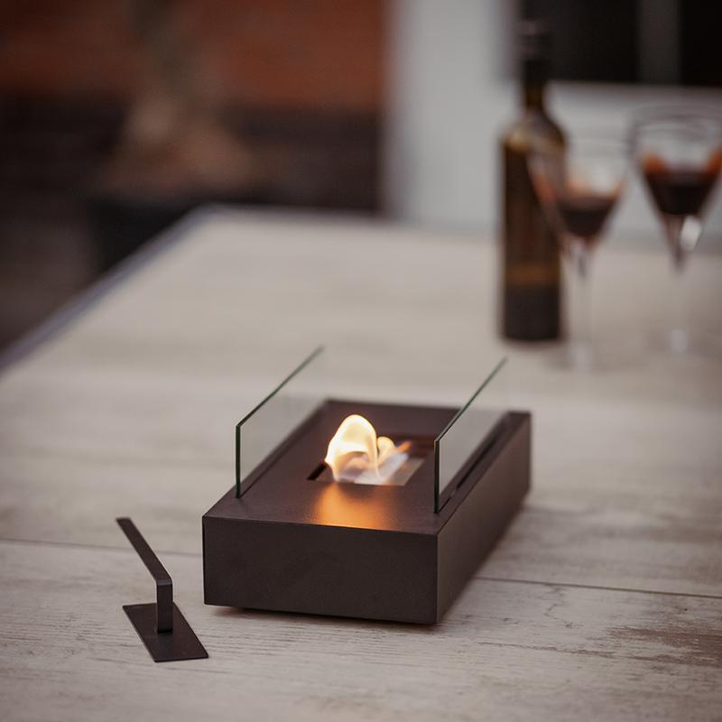 RedFire Bio Ethanol Fireplace outside