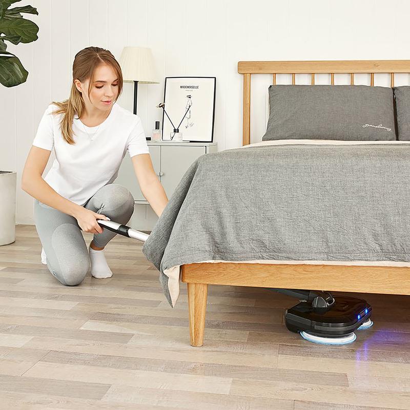 Electric mop under bed