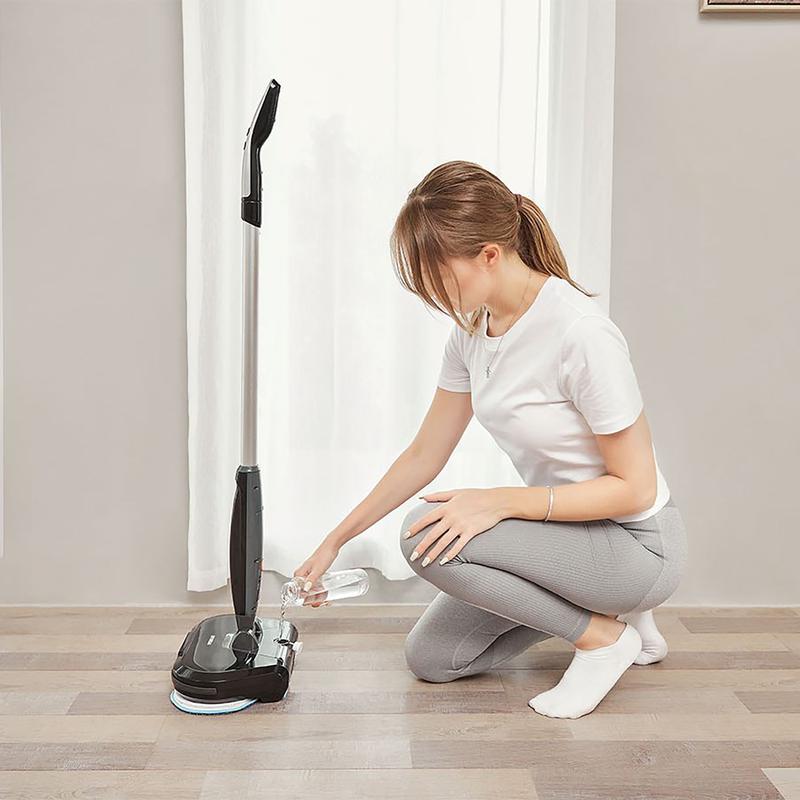Electric mop refilling