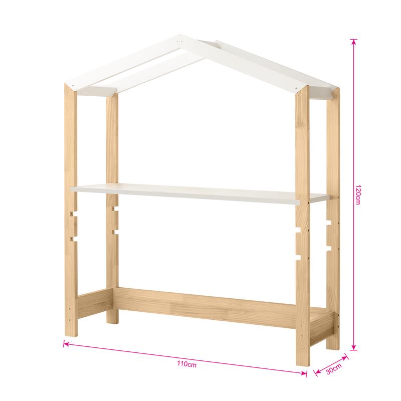 Adjustable kids' desk - dimensions