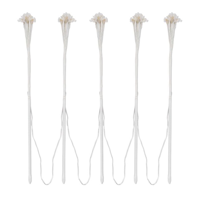 Garden stakes Christmas lights star-shaped branches - 5-piece