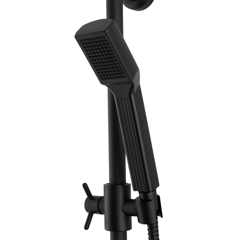 Premium rainfall shower - black - hand shower