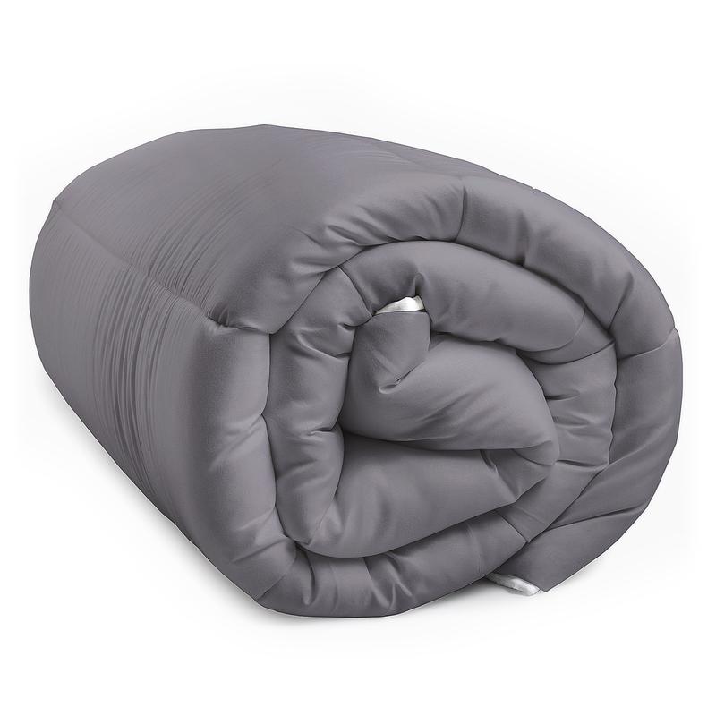Lazy all-in-one duvet rolled