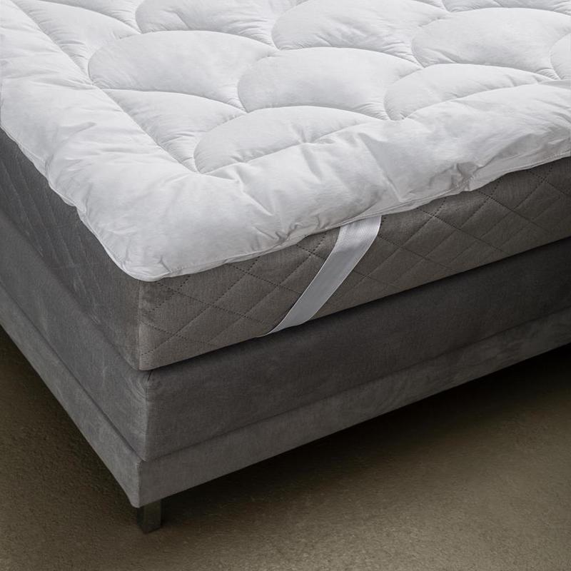 Surmatelas premium attaché au matelas