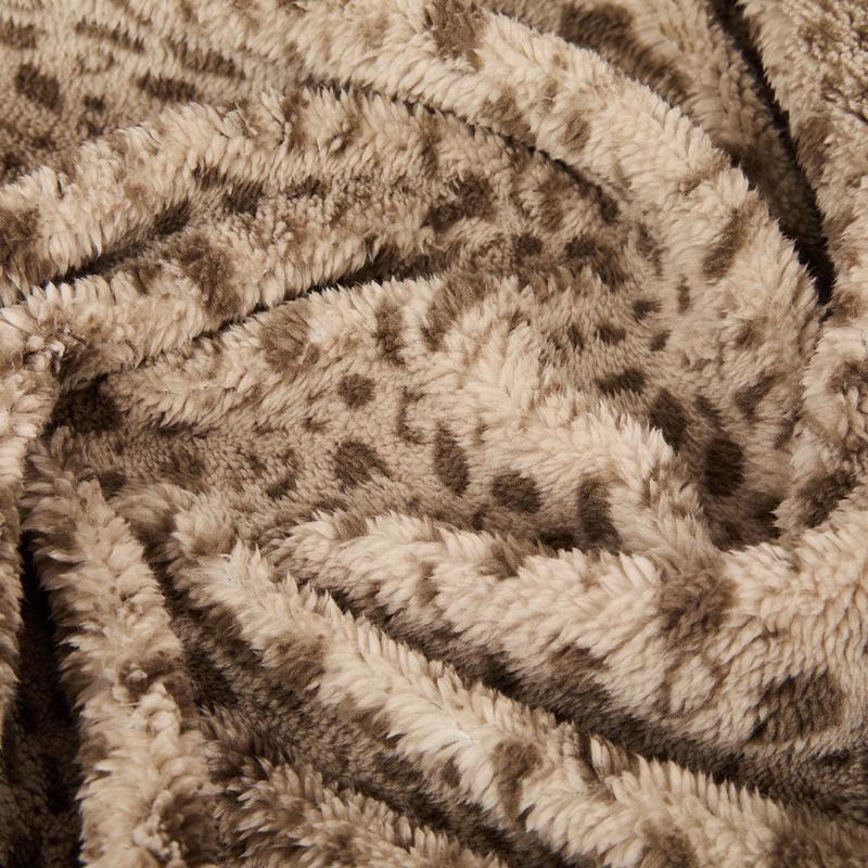 Close-up Teddy Tiger Taupe 140x200