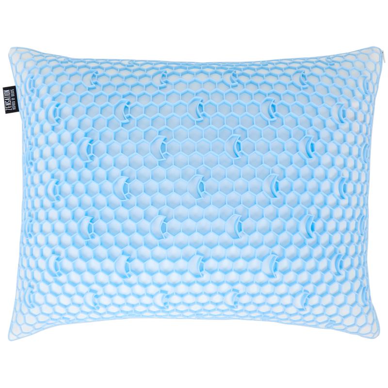 Cooling and refillable pillow - top view