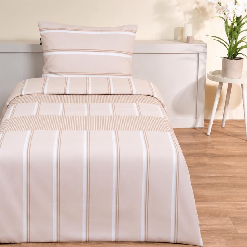 Parure de lit en coton Mexx Home - beige