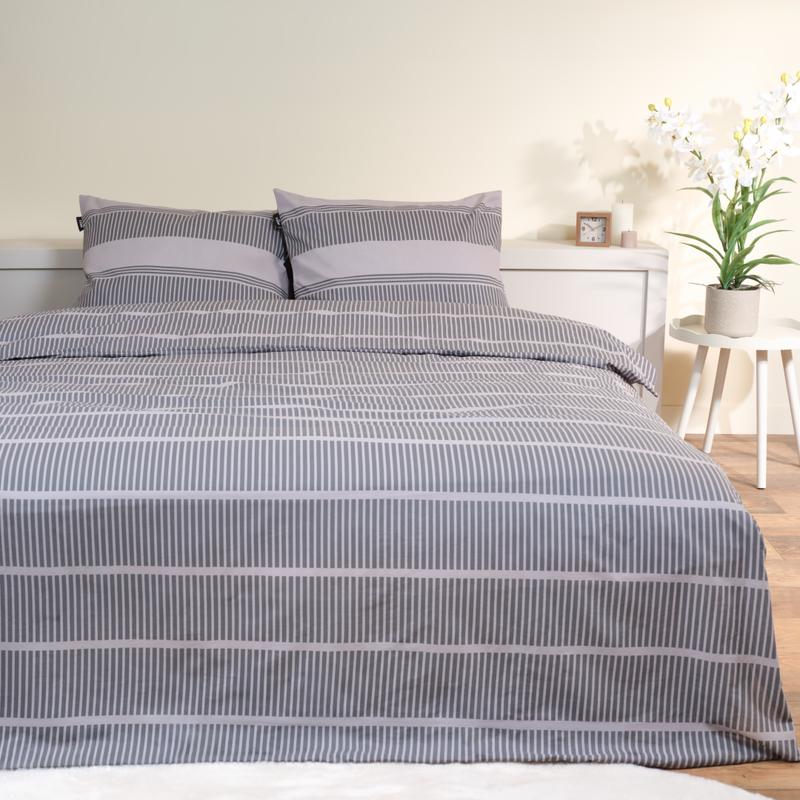 Parure de lit en coton Mexx Home - gris