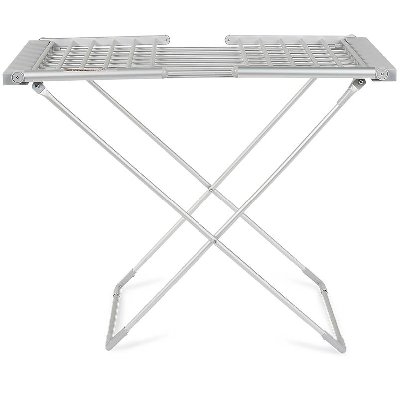 Electric drying rack folded top