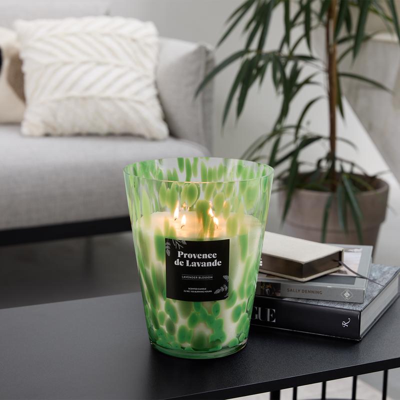 XL scented candle in deluxe holder - Panther print - mood picture