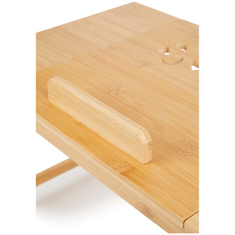 Bamboe laptoptafel met lade laptop standaard