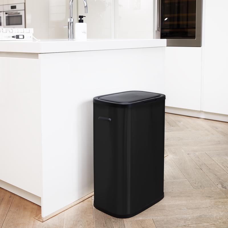 Bin black styled in kitchen