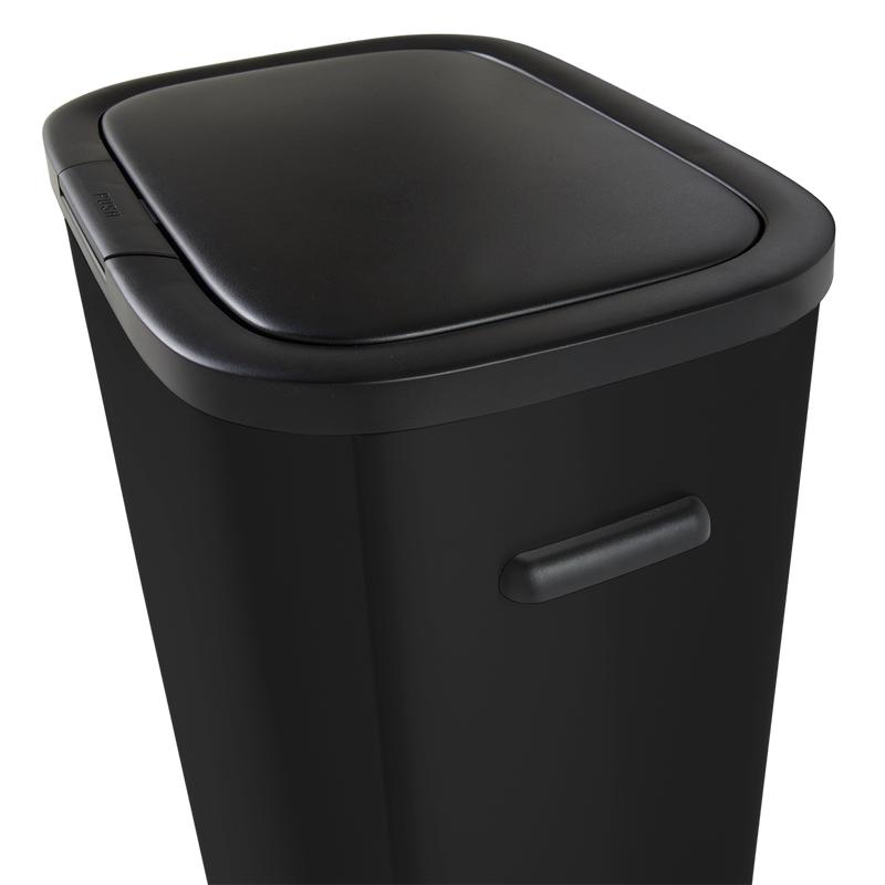 Bin black side view