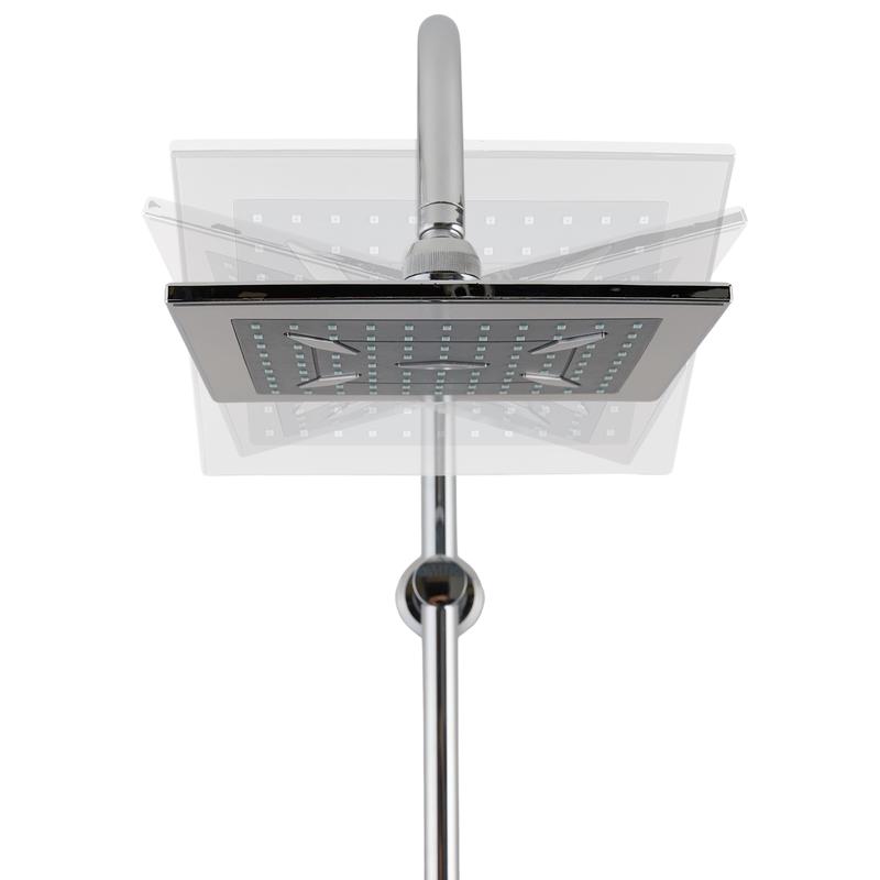 Rain flow shower XXL Premium adjustable head