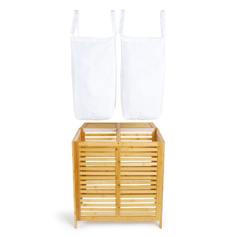 Double laundry basket - separate