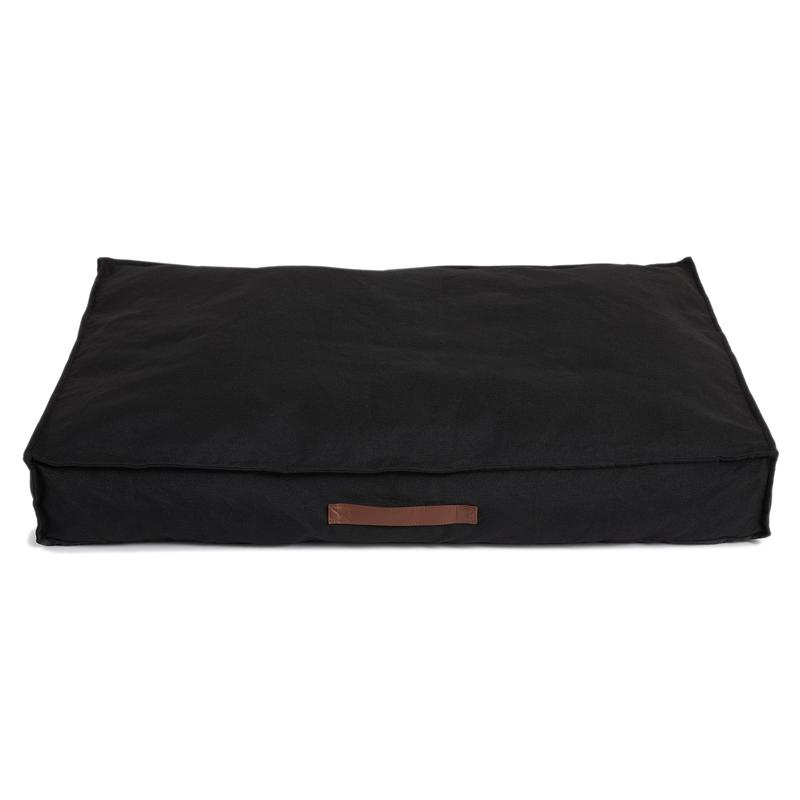 Front dog cushion with handle - Black