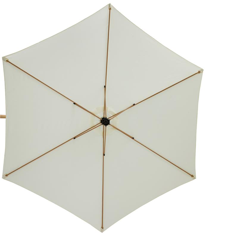 Top view of parasol