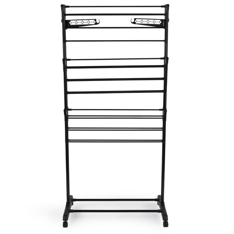 Tower drying rack 3 level black at the lowest price Action Webshop NL