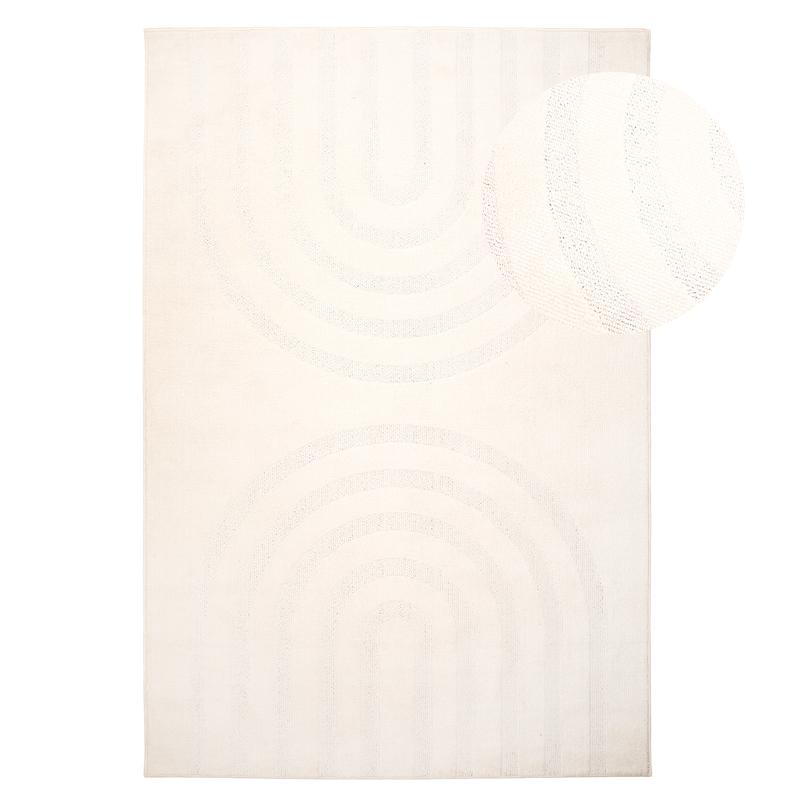 Tapis crème avec motif