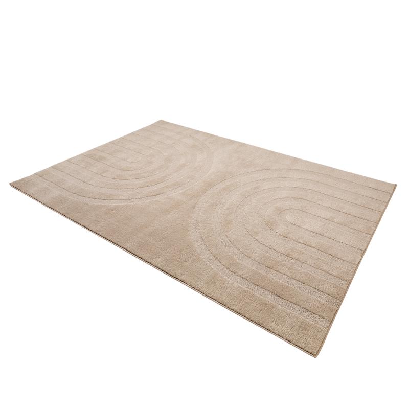 Tapis taupe antidérapant