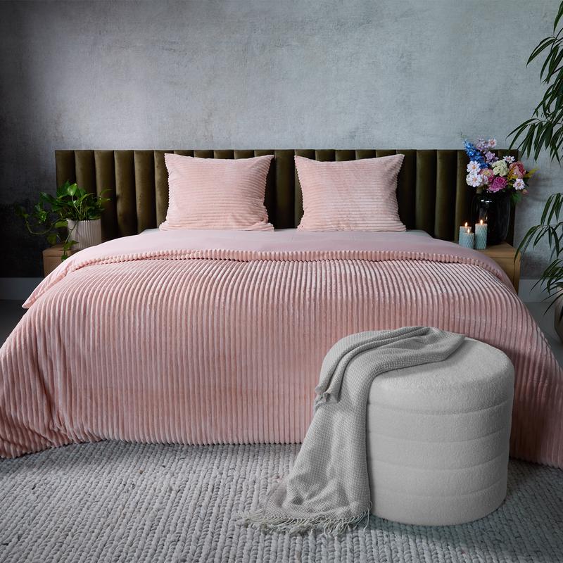 Ribbed Flannel duvet cover overview