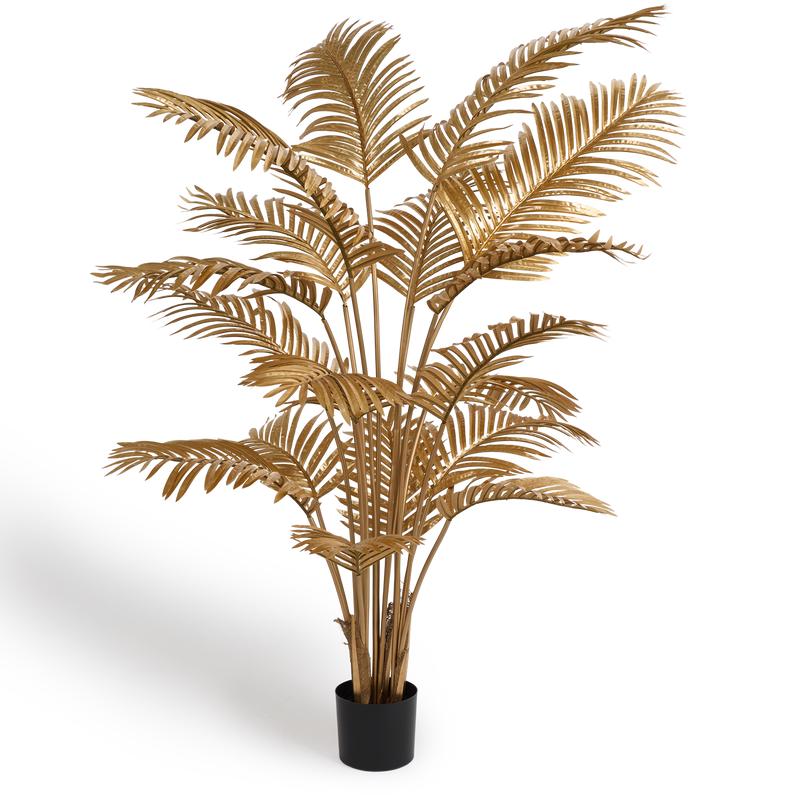 Luxury artificial palm - Gold front view