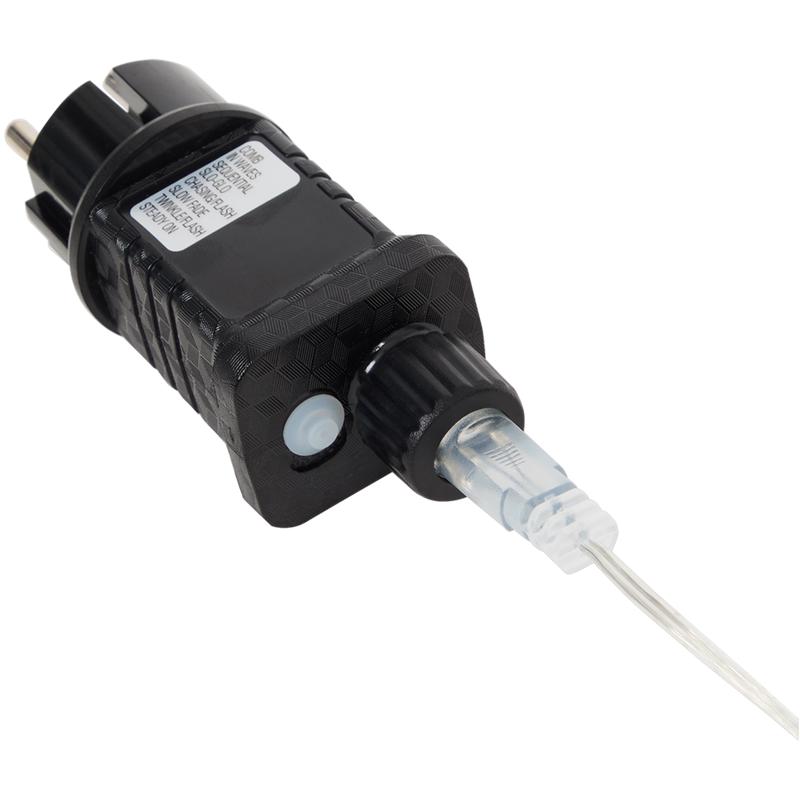 Garden stakes with jellyfish-style Christmas lights – set of 5 – plug with button