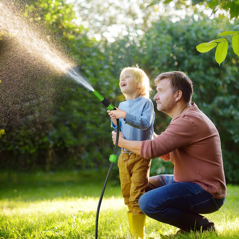 Garden hose - child with hose