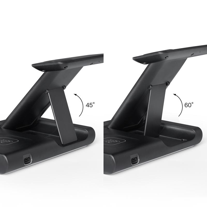 Wireless charger - different angles