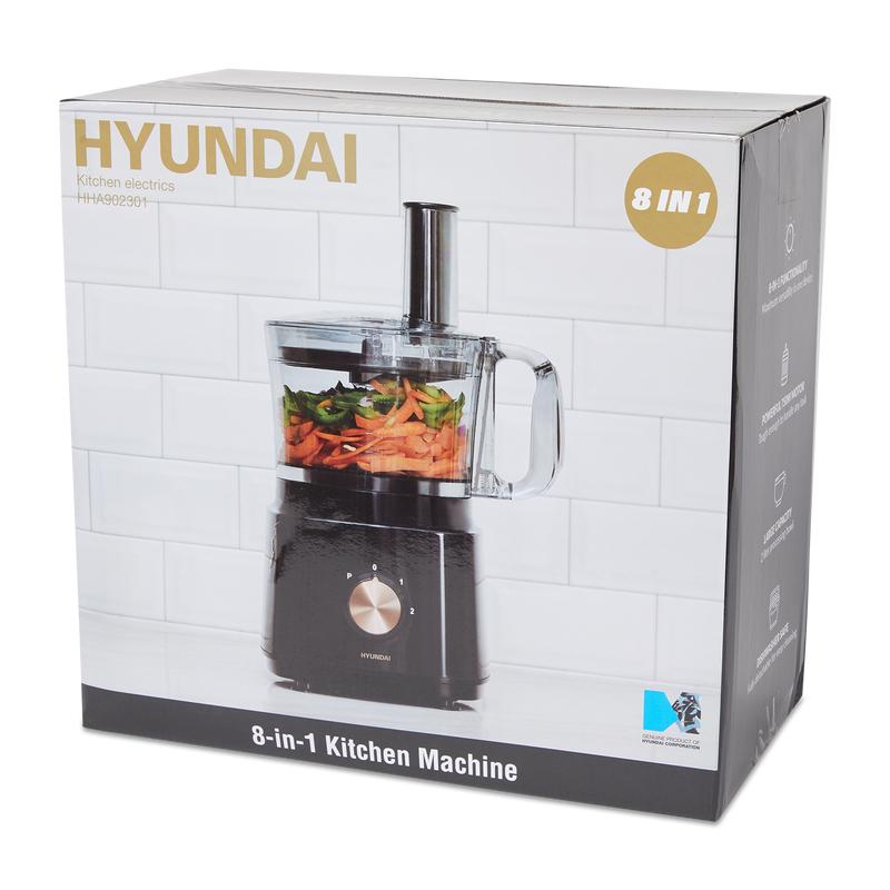 Hyundai multifunctionele keukenmachine 8-in-1 in verpakking voorzijde
