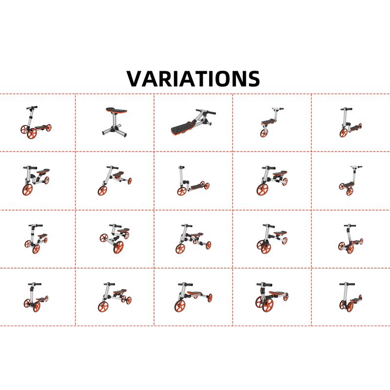 Speelvoertuig bouwpakket 20-in-1 variaties 