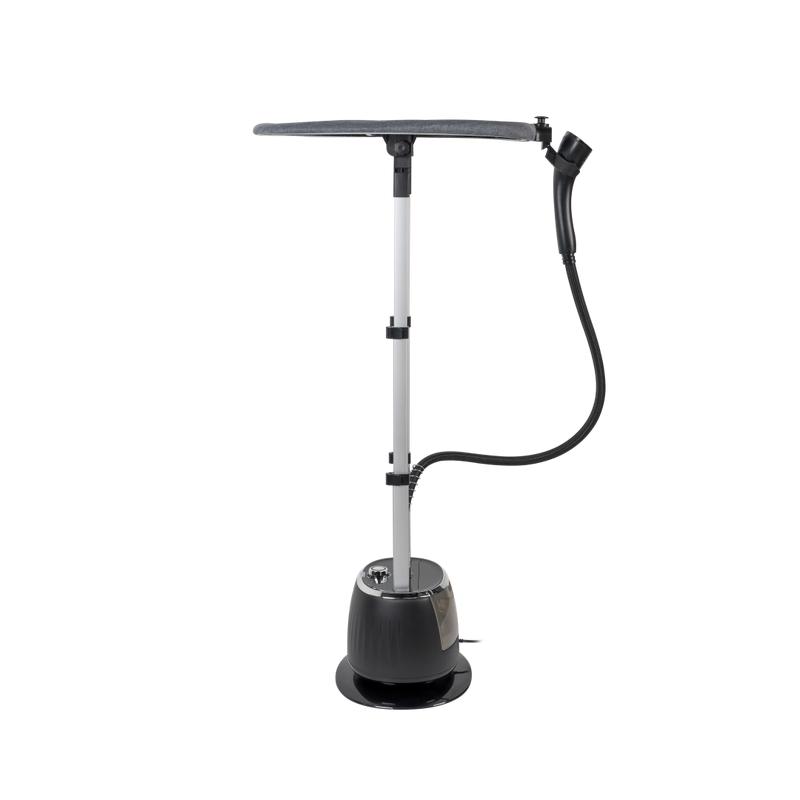 Hyundai garment steamer with ironing board - side view
