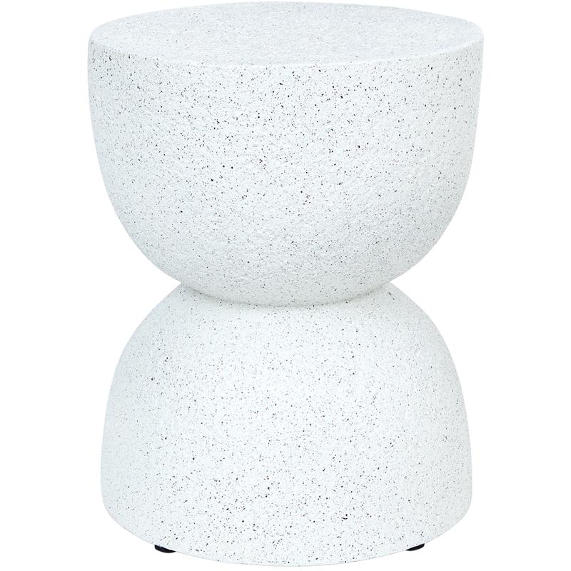 MgO side table - white