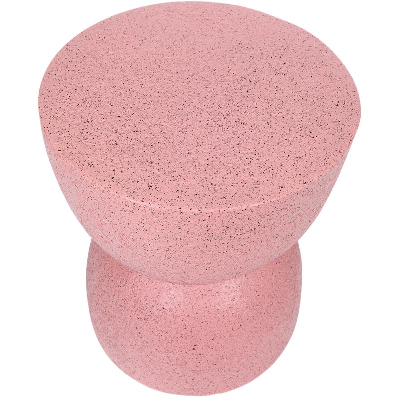 MgO side table - dusty rose - close-up