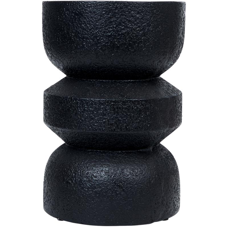 MgO side table - black - front view