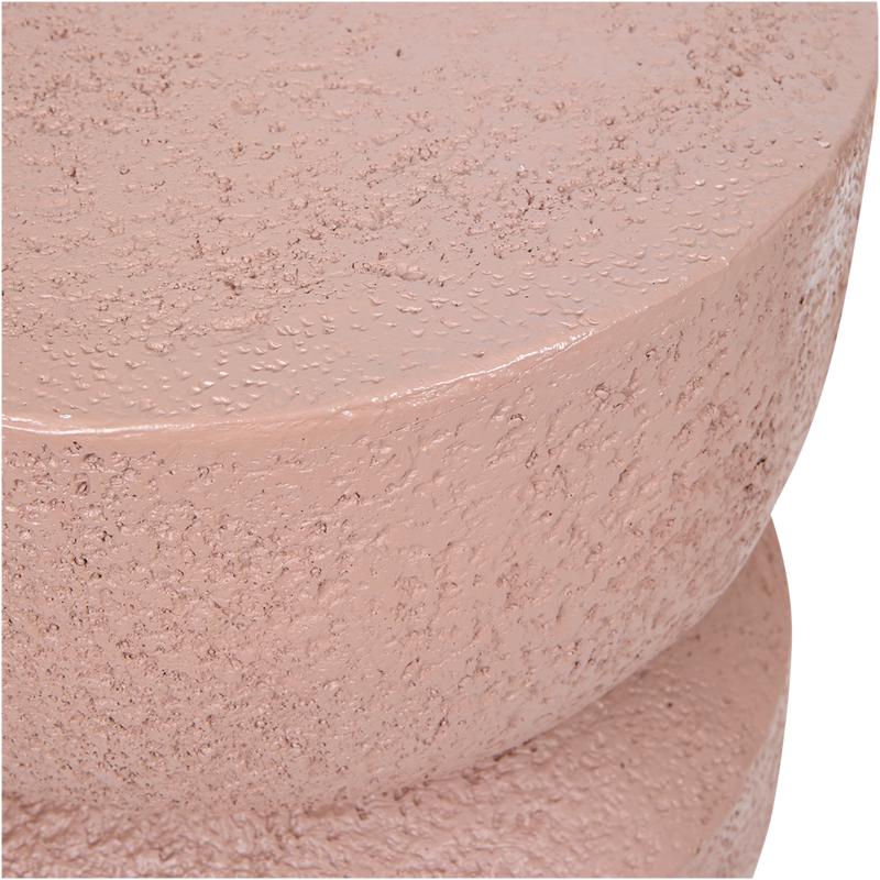 MgO side table - taupe - top view