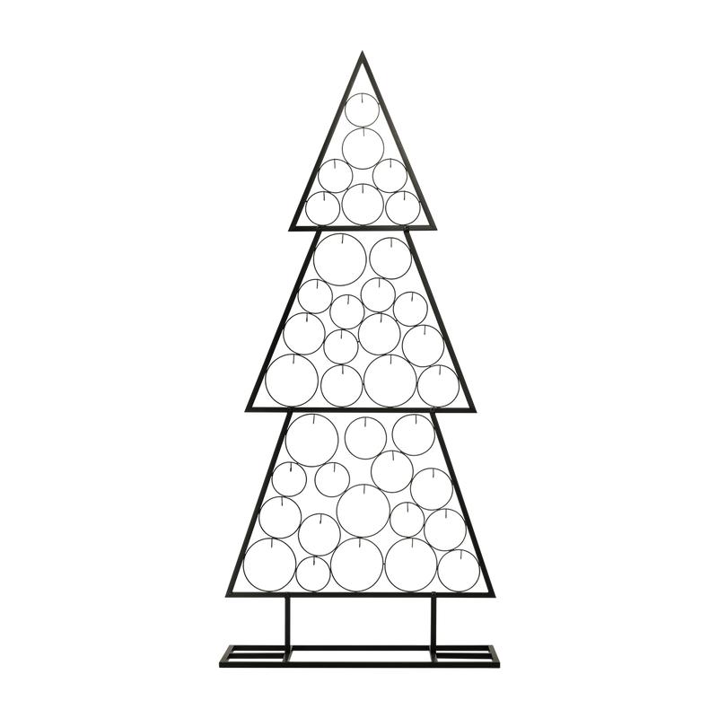 Metal Christmas tree – front view