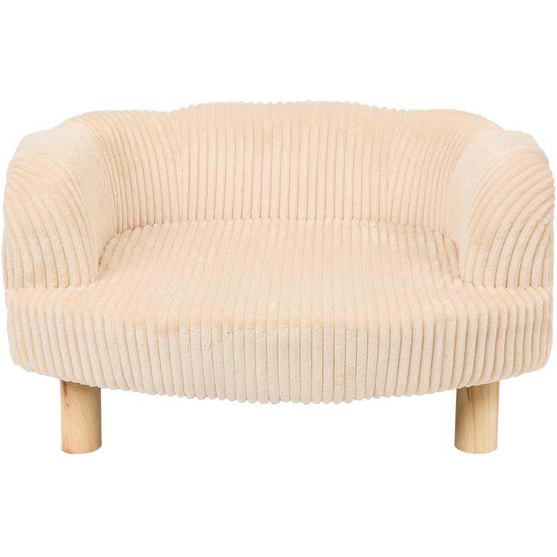 Teddy rib pet armchair – taupe
