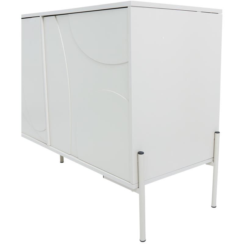 TV cabinet - beige - angled view