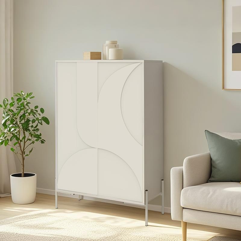 Cabinet – beige – in living room