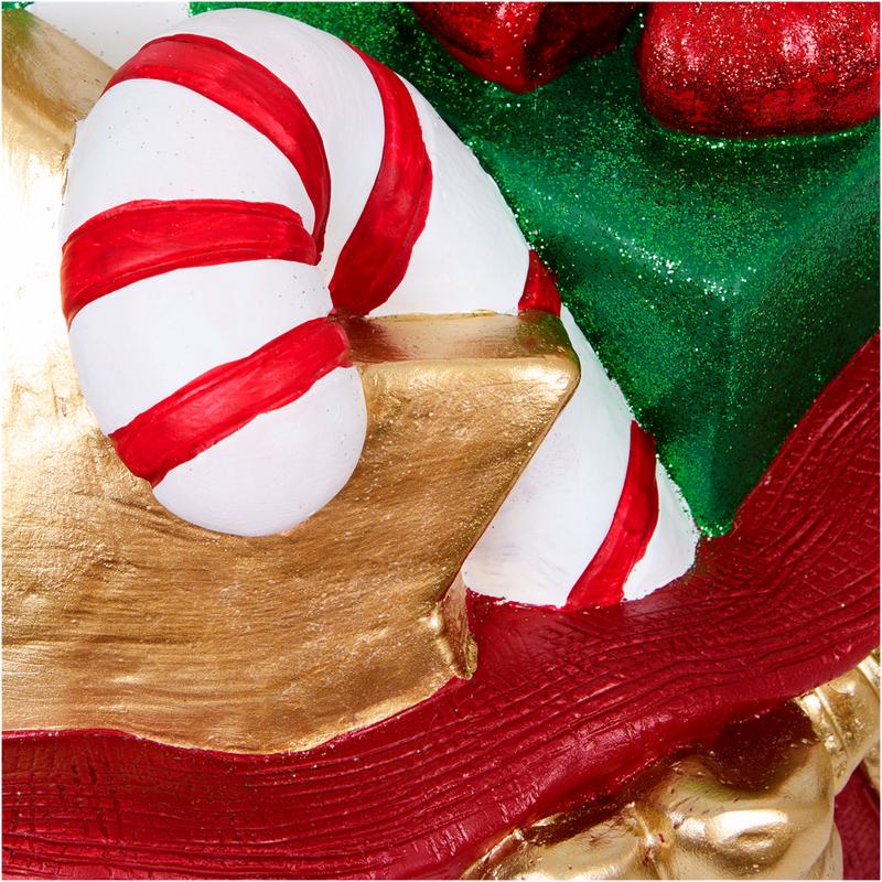 Christmas tree stand bag with presents – sweets detail