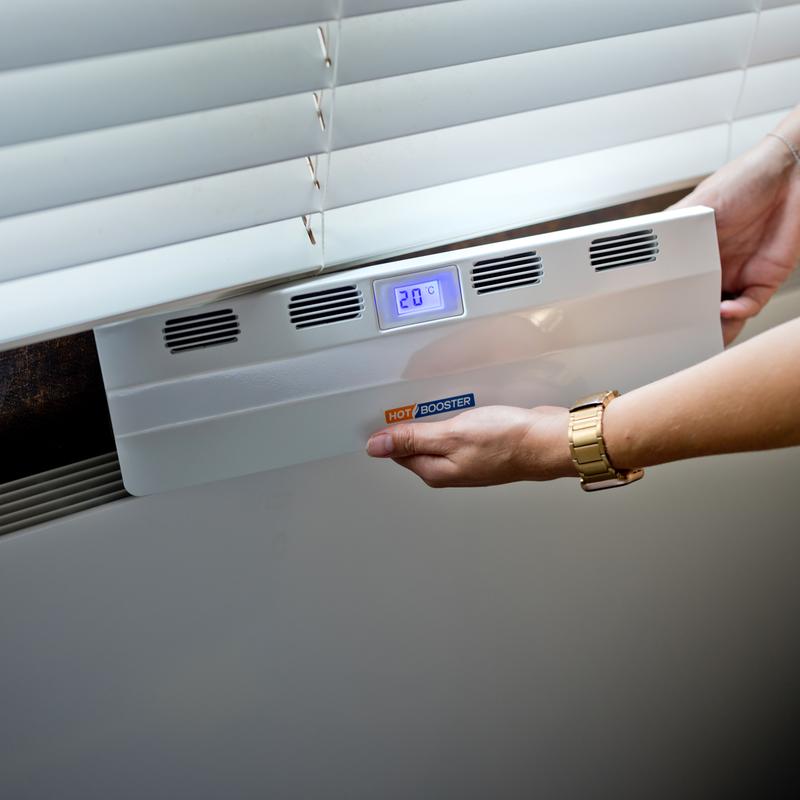 Ventilateur sur le radiateur