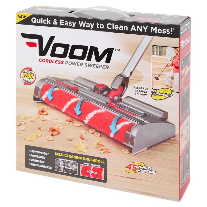 Voom SpinSweep cordless sweeper - packaging