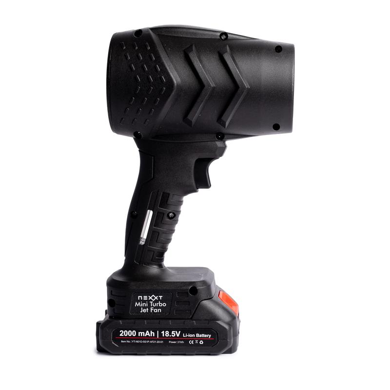 Turbo Jet cordless air blower - side view