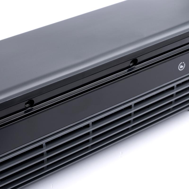 Close-up of the Front view of the Nexxt portable air cooler fan with mist function