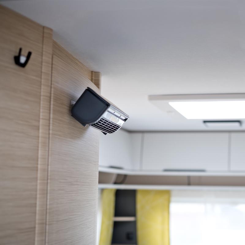 Nexxt portable air cooler fan with mist function in camper/caravan