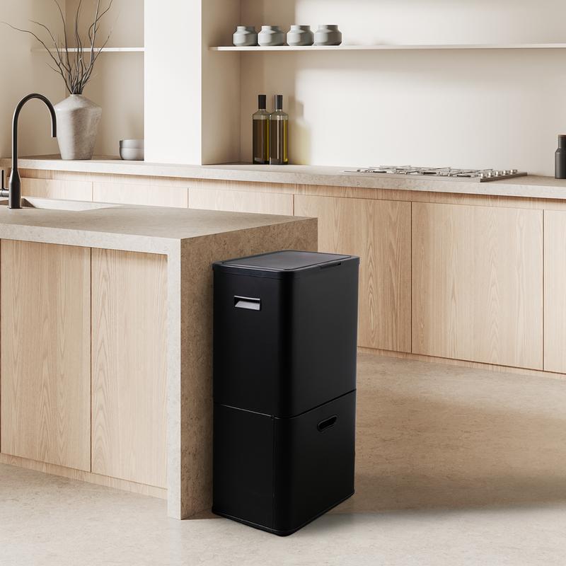 Waste sorting bin - in the kitchen