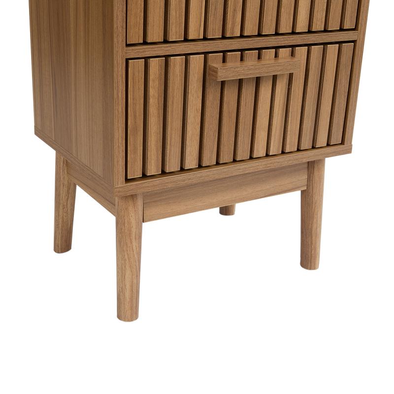 Bathroom cabinet with drawers and shelves - legs