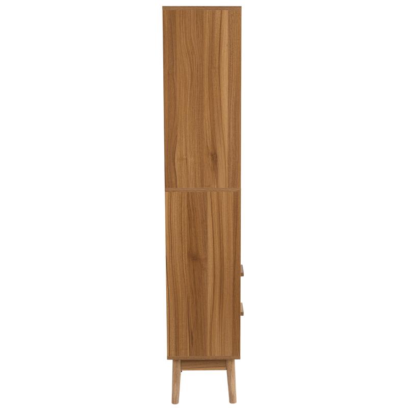 Bathroom cabinet with drawers and shelves - side view